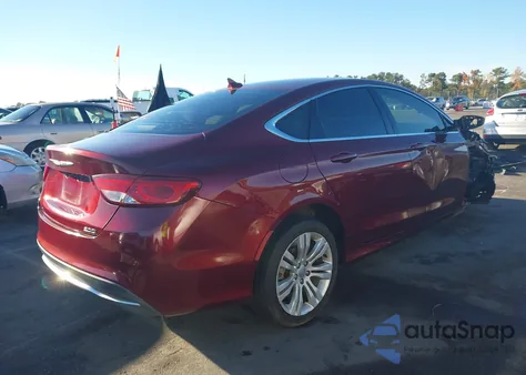 2016 Chrysler 200 Limited из США, поврежденный, VIN 1C3CCCAB6GN176218